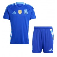 Dětský fotbalový dres Argentina Copa America 2024 Venkovní Krátký Rukáv (+ trenýrky)